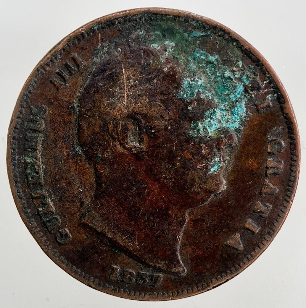 1837 William IV Farthing | Fine Collectable Grade