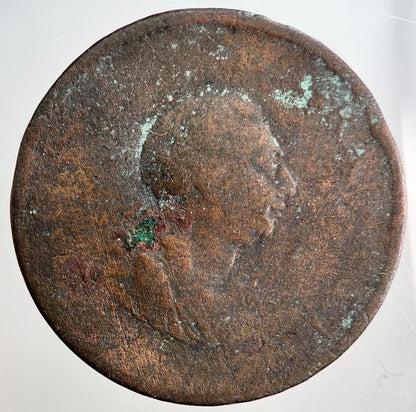 1799 George 3rd III Half-Penny British Coin | Fair Grade | a3233