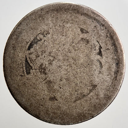 1817 George III 3rd Shilling Silver Coin | Worn Grade | a2591