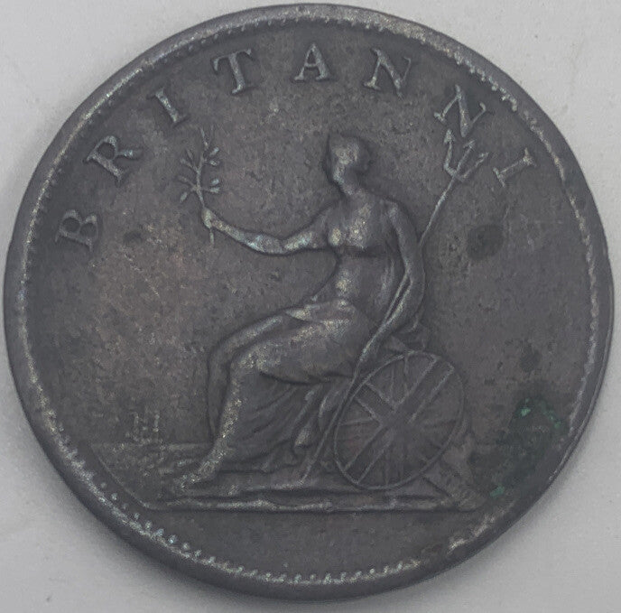 1806 Britannia Half Penny | British Copper Coin | George III | Fair Grade | a500