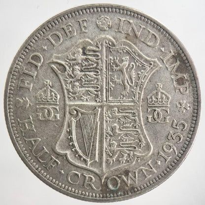 1935 George V Half-Crown Silver Coin | Collectable Grade | a6325
