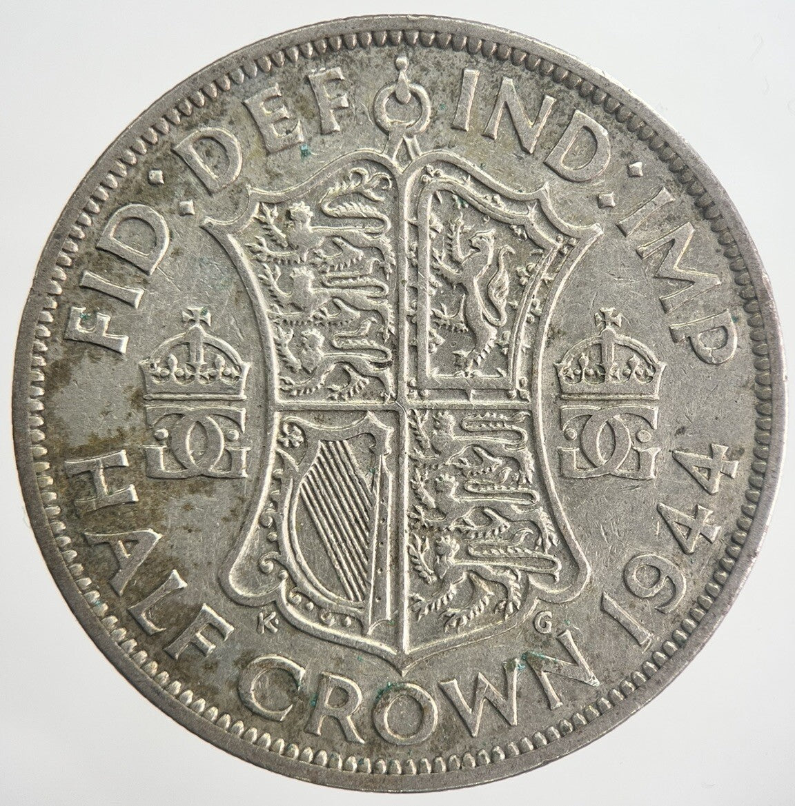 1944 George VI Half-Crown Silver Coin | Very High Grade | a6341