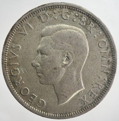 1944 George VI Half-Crown Silver Coin | Very High Grade | a6341