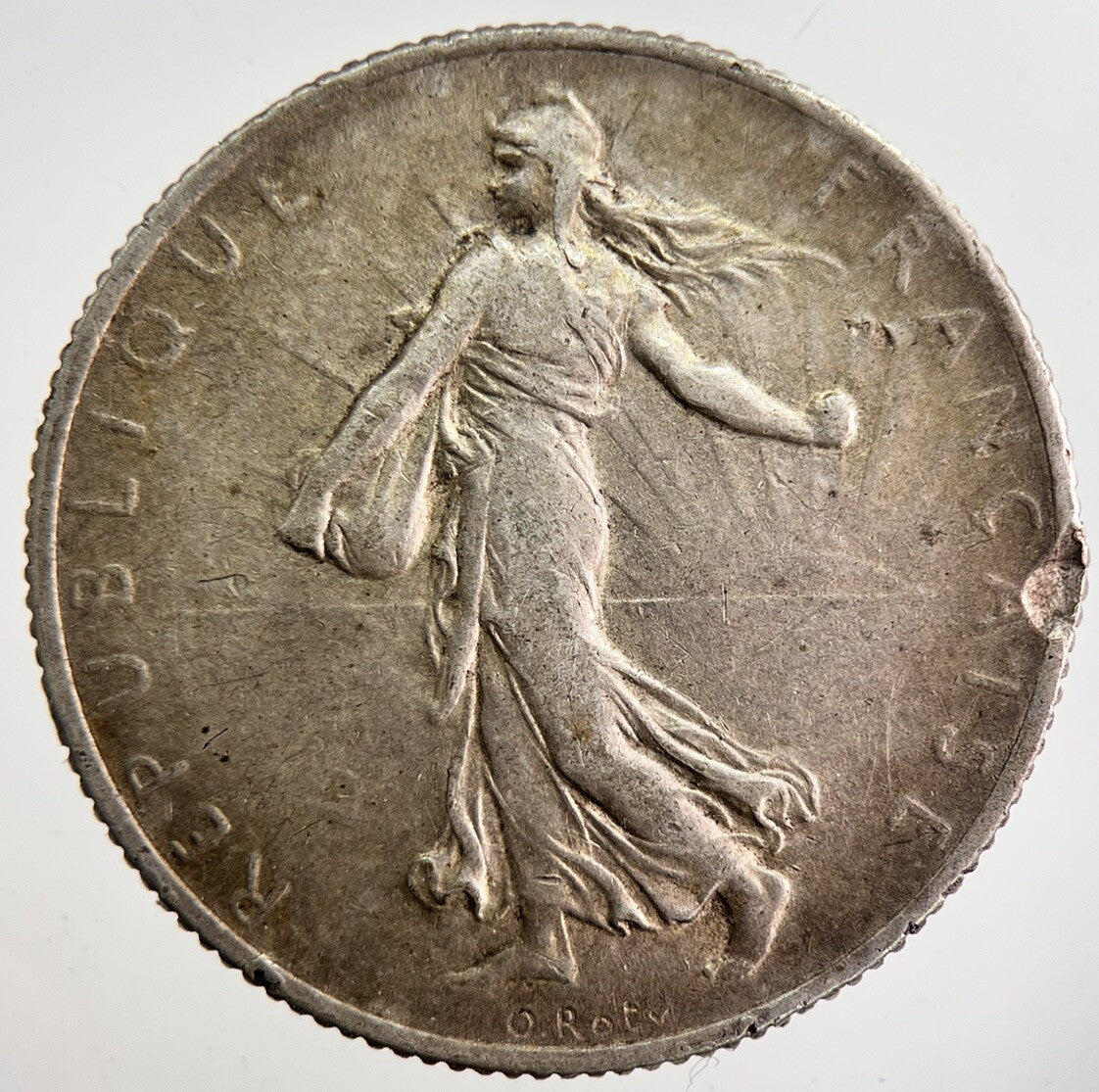 1916 France 2 Two Francs Silver Coin | Collectable Grade | a7394