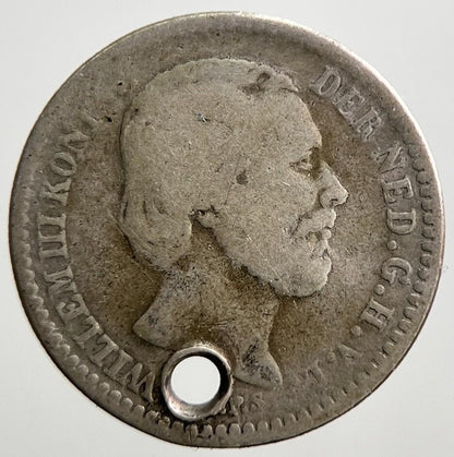 1874 Netherlands 10 Cents Silver Coin | Collectable Grade | a2786