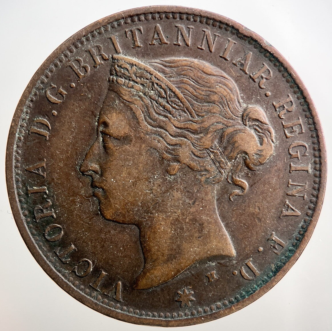 1877 Victoria Jersey 1/12 Shilling Coin | Collectable Grade | a2741