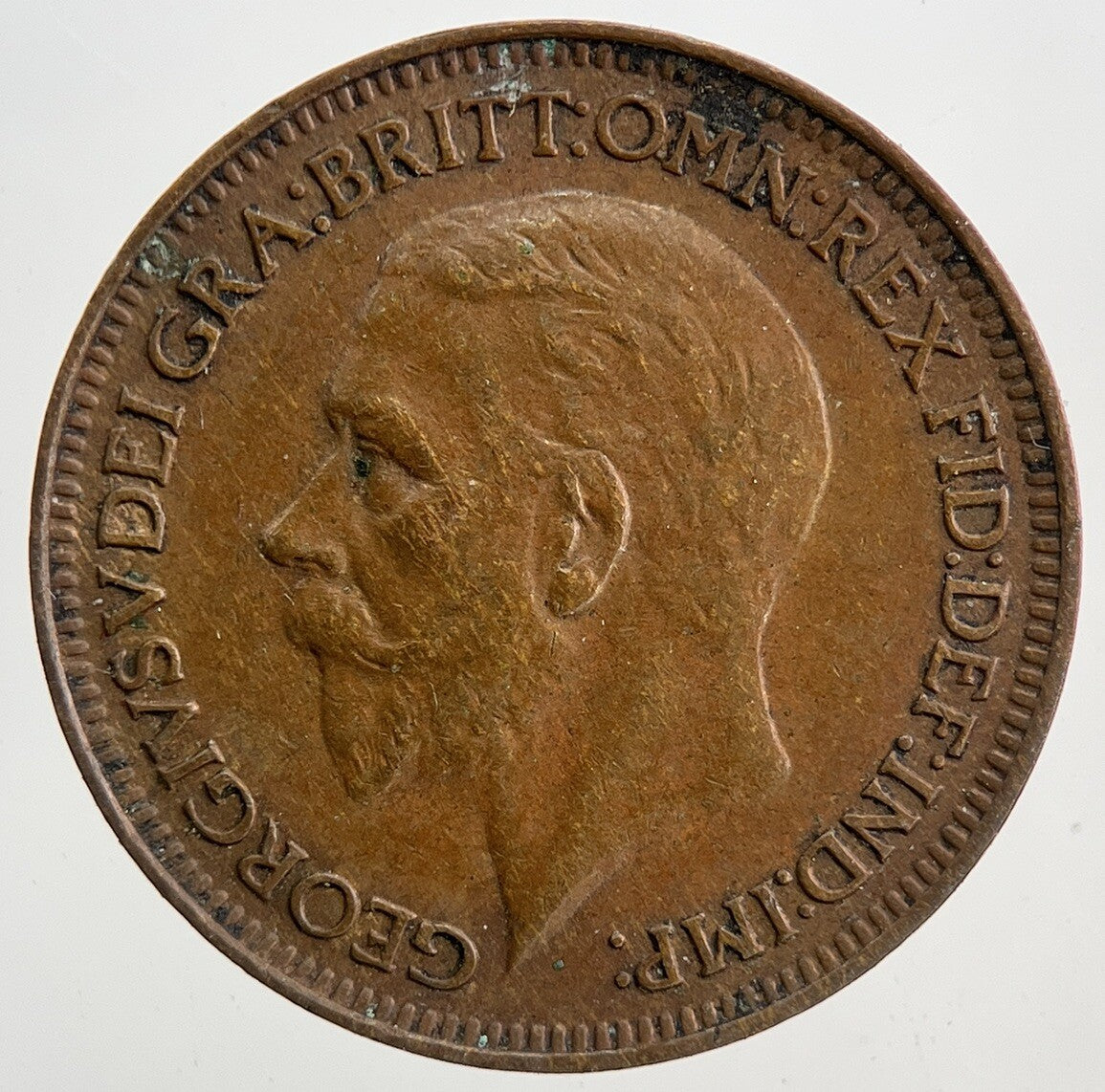 1930 George V Farthing Coin | Very High Grade