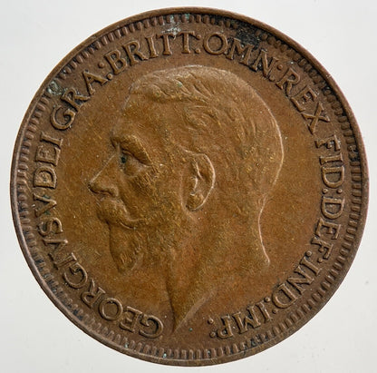 1930 George V Farthing Coin | Very High Grade