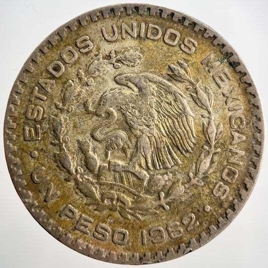 1962 Mexico Un One Peso Silver Coin | Fine Collectable Grade | a1431