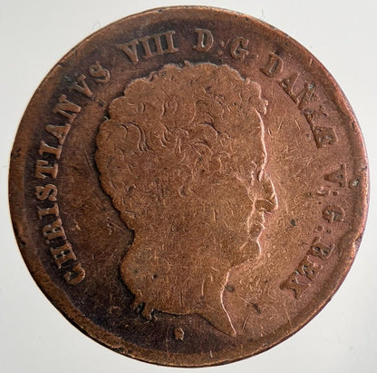 1853 Denmark Rigsbankskilling Frederik VII Coin | Collectable Grade | a8866