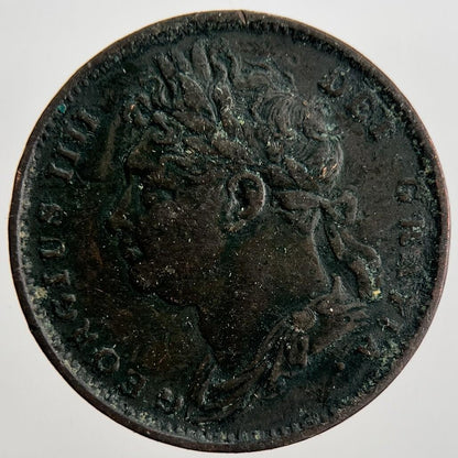 1822 George IV Farthing Coin | Fine Collectable Grade | a2433