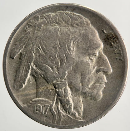 1917 US USA Buffalo Indian Head Nickel Coin | Fine Collectable Grade