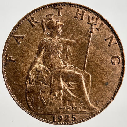 1925 George V Farthing Coin | Very High Grade