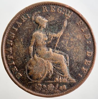 1858 Victoria Half-Penny Coin | Collectable Grade