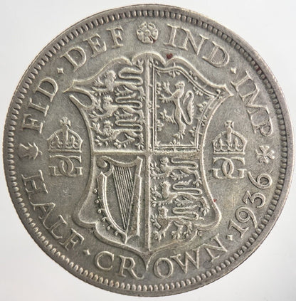 1936 George V Half-Crown Silver Coin | Collectable Grade | a6326