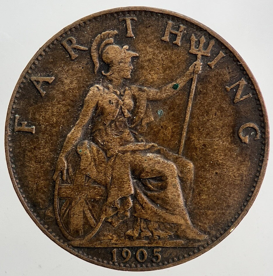 1905 Edward VII Farthing Coin | Fine Collectable Grade