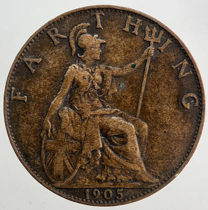 1905 Edward VII Farthing Coin | Fine Collectable Grade