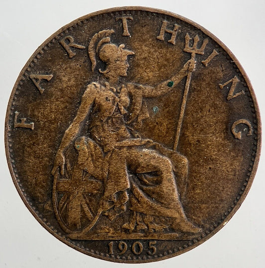 1905 Edward VII Farthing Coin | Fine Collectable Grade