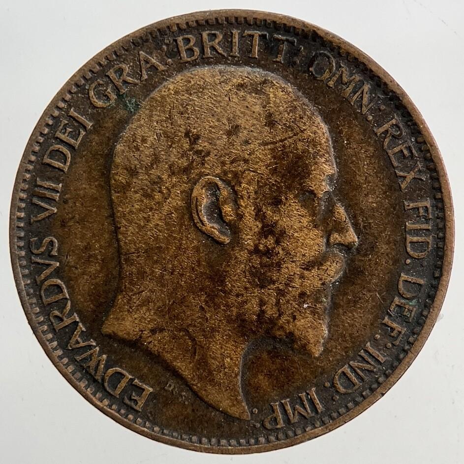 1905 Edward VII Farthing Coin | Fine Collectable Grade