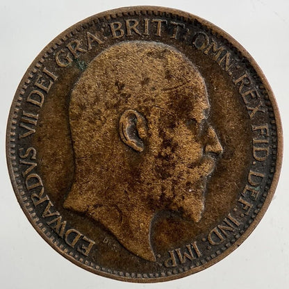 1905 Edward VII Farthing Coin | Fine Collectable Grade