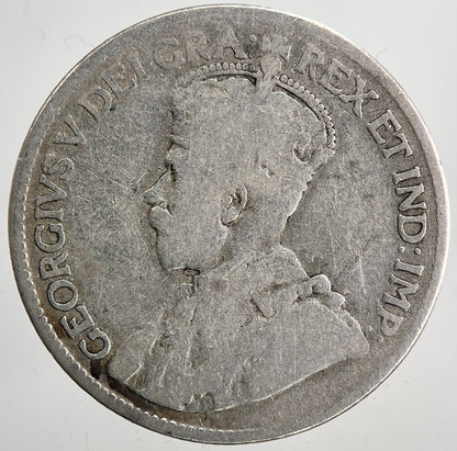 1918 Canada 25 Cents Silver Coin | Collectable Grade | a6397