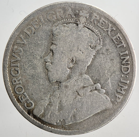 1918 Canada 25 Cents Silver Coin | Collectable Grade | a6397