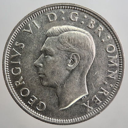 1943 George VI Half-Crown Silver Coin | Fine Collectable Grade | a8072
