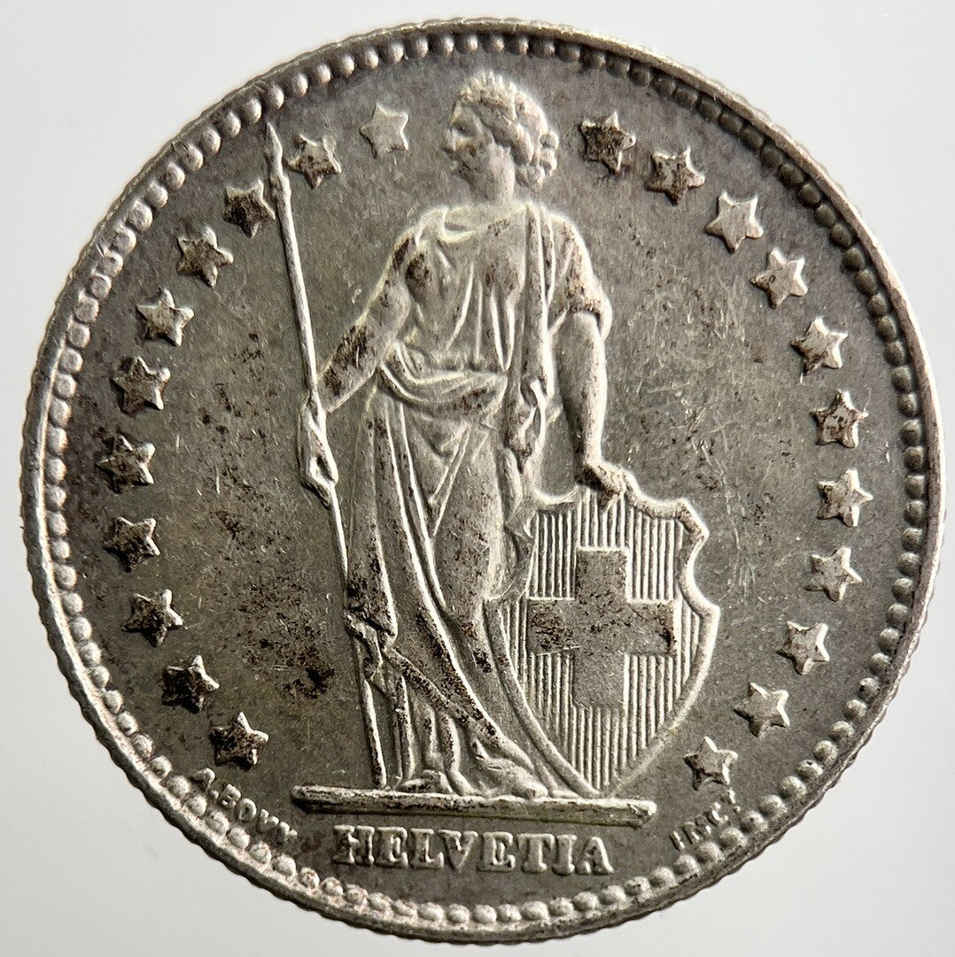 1961 Switzerland 1 One Franc Silver Coin | Very High Grade | a3264