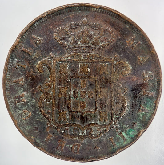 1848 Portugal XX 20 Reis Coin | Fine Collectable Grade | a1358