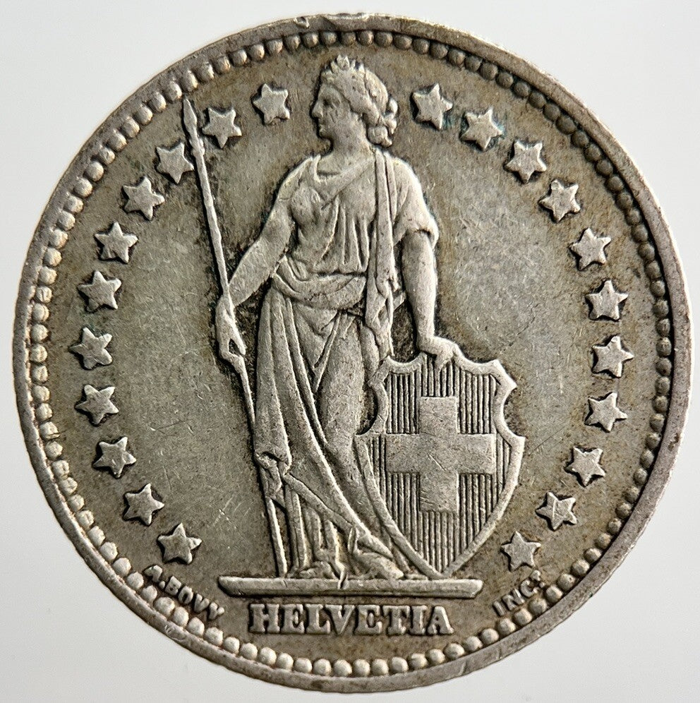 1957 Switzerland 1 One Franc Silver Coin | Very High Grade | a3265