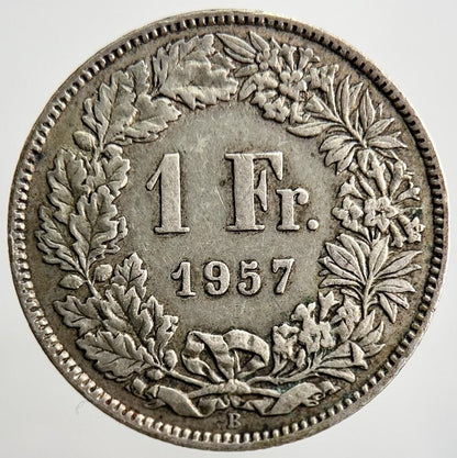 1957 Switzerland 1 One Franc Silver Coin | Very High Grade | a3265