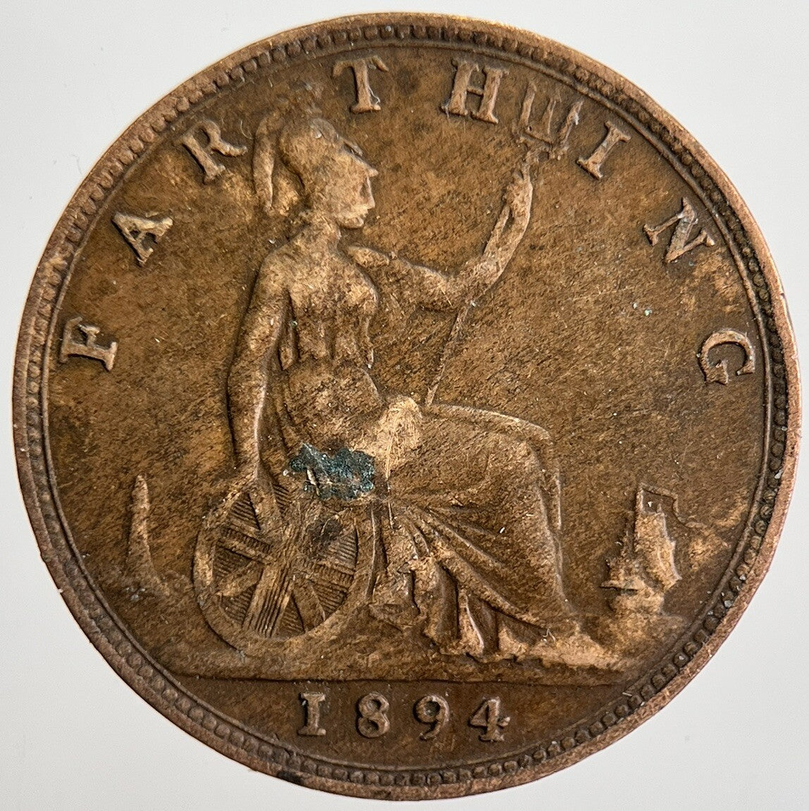 1894 Victoria British Farthing Coin | Fine Collectable Grade | a2479