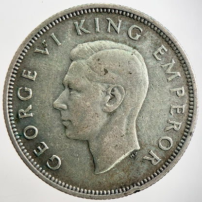 1941 New Zealand Florin Silver Coin | Fine Collectable Grade