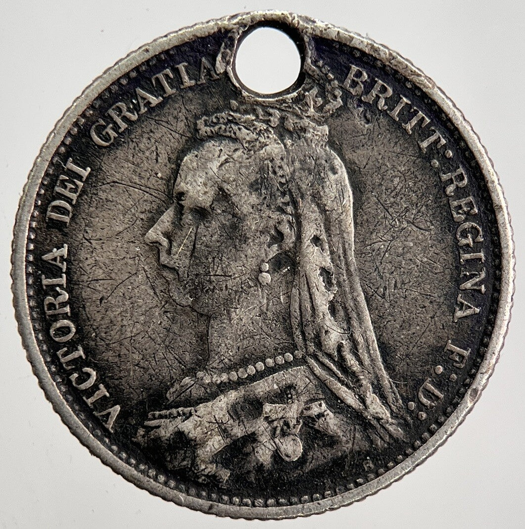 1886 Victoria Sixpence Silver Coin | Collectable Grade | a2452