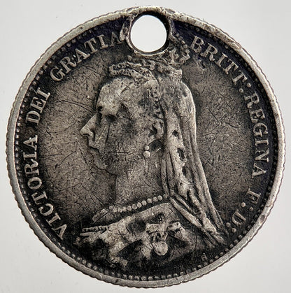1886 Victoria Sixpence Silver Coin | Collectable Grade | a2452