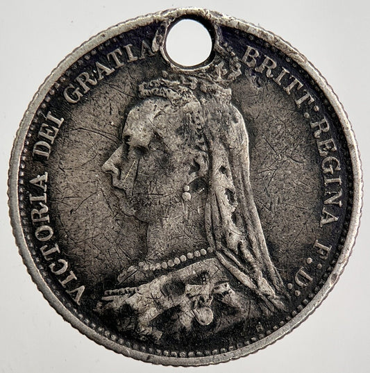 1886 Victoria Sixpence Silver Coin | Collectable Grade | a2452