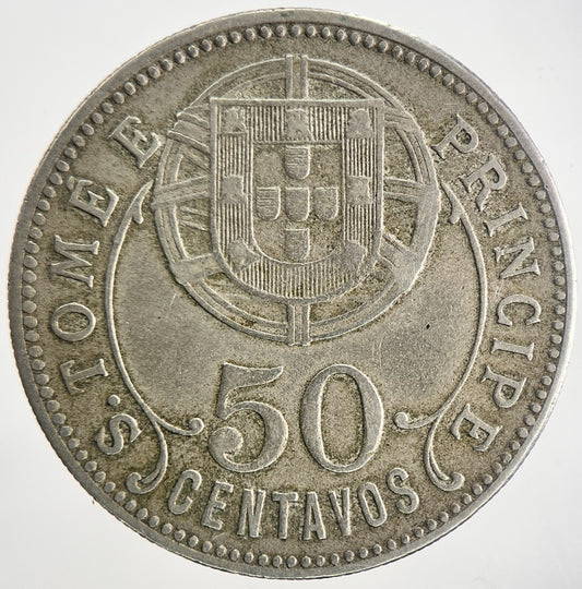 1929 Portugal 50 Centavos Coin | Fine Collectable Grade | a5715