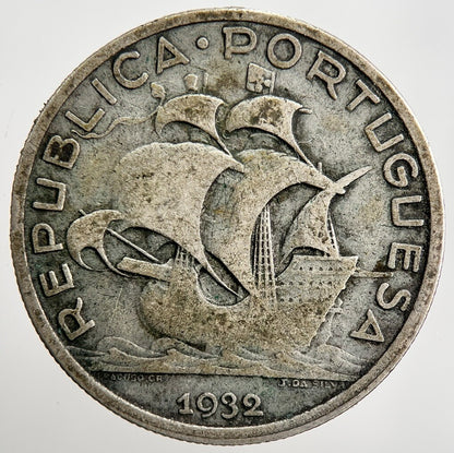 1932 Portugal 5 Escudos Silver Coin | Collectable Grade
