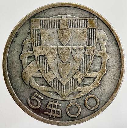 1932 Portugal 5 Escudos Silver Coin | Collectable Grade