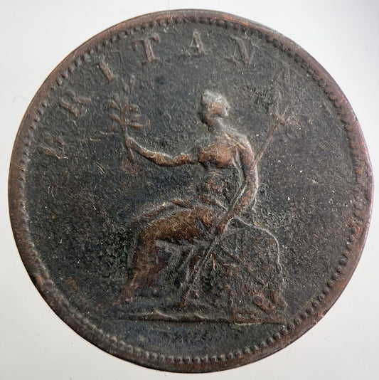1806 George 3rd III Half-Penny British Coin | Collectable Grade | a7535