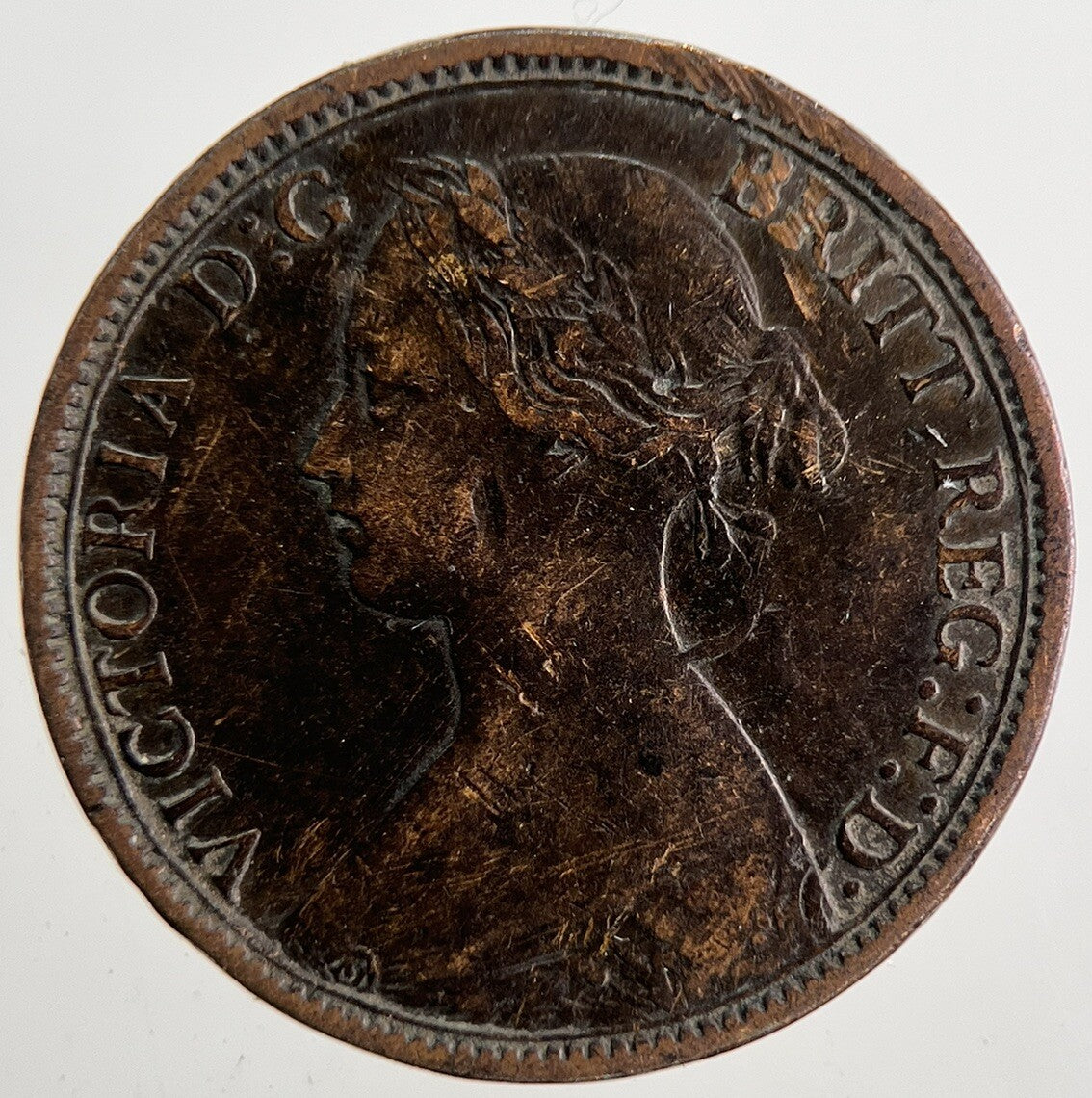 1861 Victoria Farthing Coin | Fine Collectable Grade | a9860