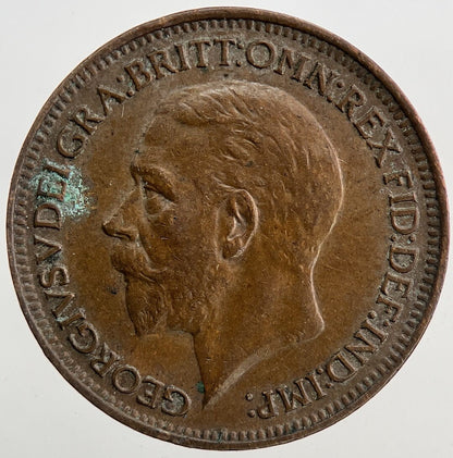 1932 George V Farthing Coin | Very High Grade