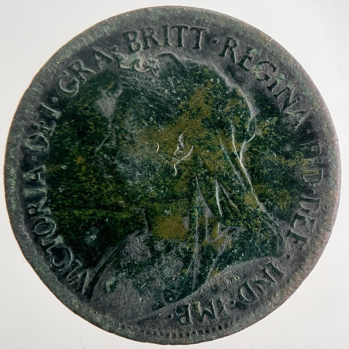 1901 Victoria Half-Penny Coin | Collectable Grade | a7146