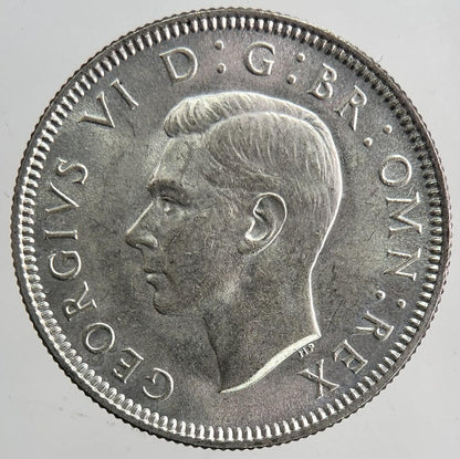 1937 George VI British Shilling Silver Coin | Very Fine Grade | a6413