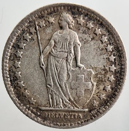 1944 Switzerland 1 One Franc Silver Coin | Very High Grade | a3266