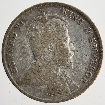 1908 Ceylon 10 Cents Sri Lanka Silver Coin | Collectable Grade | a9589