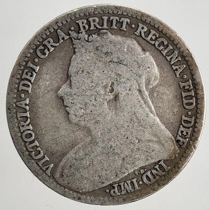 1897 Victoria Threepence Silver Coin | Collectable Grade | a9556