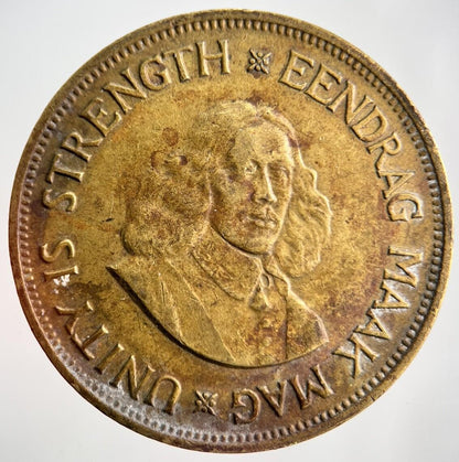 1961 South Africa 1 One Cent Penny Coin | Fine Collectable Grade