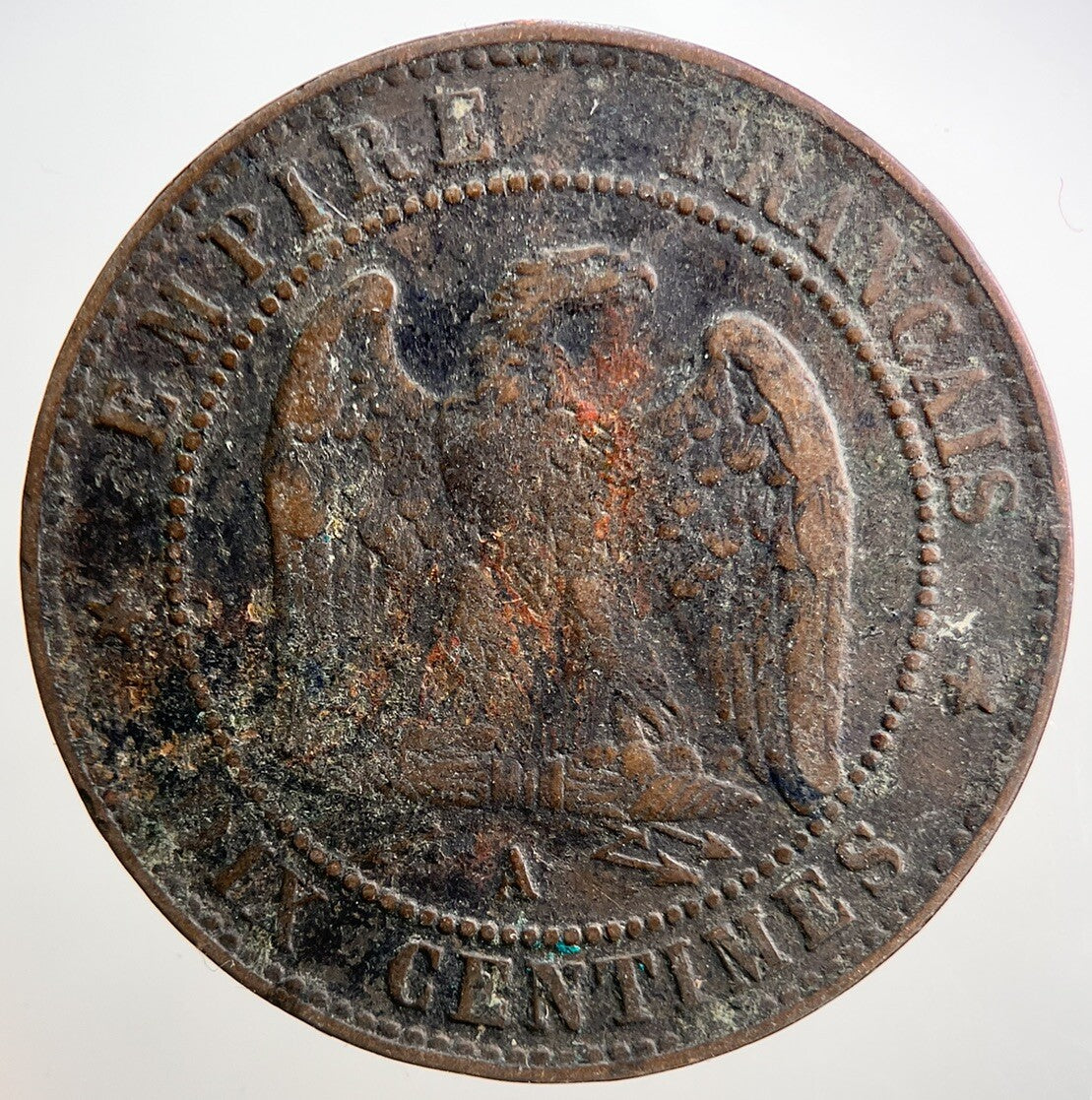 1855 France 10 Centimes Coin | Collectable Grade