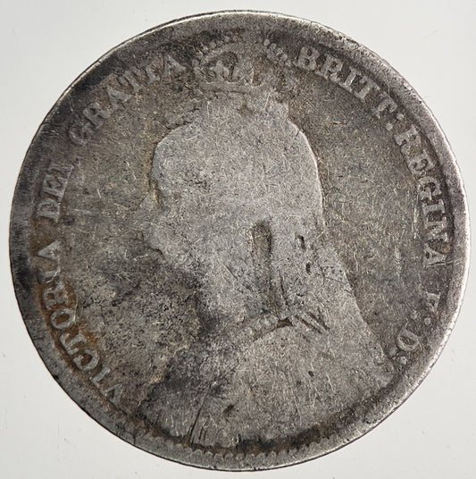 1891 Victoria Sixpence Silver Coin | Fair Grade | a9579